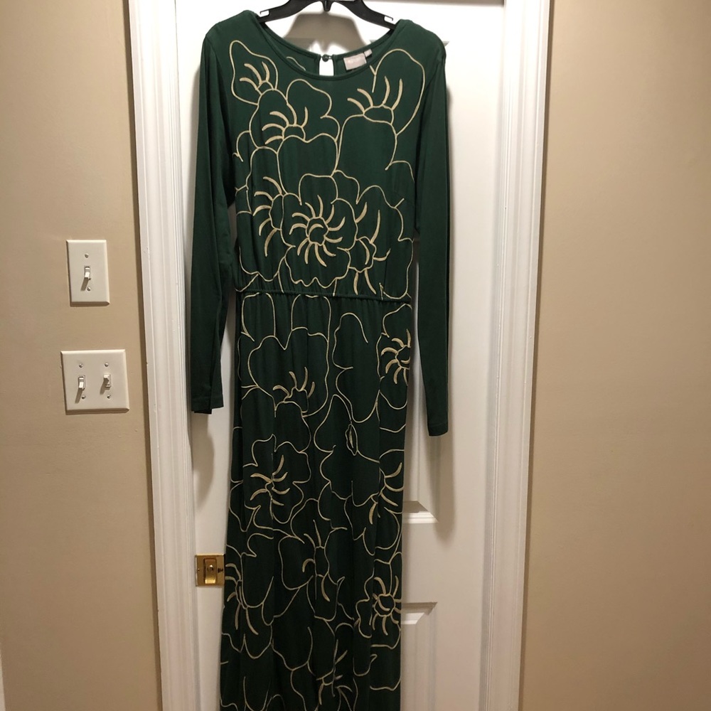 Maxi long sleeve dress - Picture 2 of 4